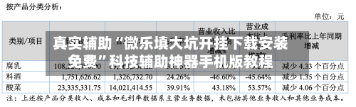 真实辅助“微乐填大坑开挂下载安装免费	”科技辅助神器手机版教程-第1张图片