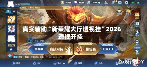 真实辅助“新荣耀大厅透视挂”2026透视开挂-第1张图片