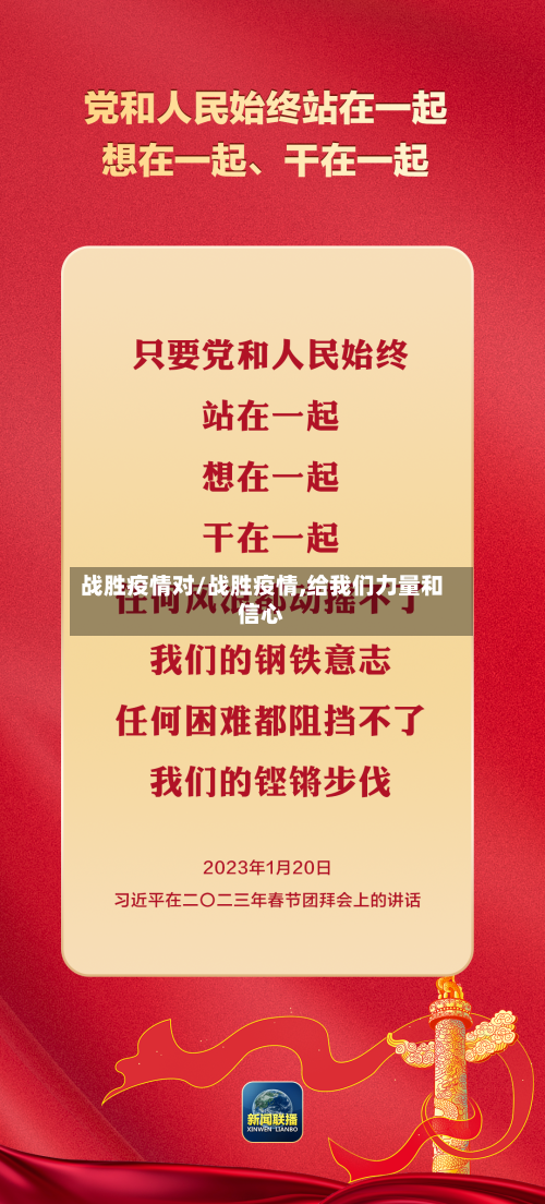 战胜疫情对/战胜疫情,给我们力量和信心-第2张图片