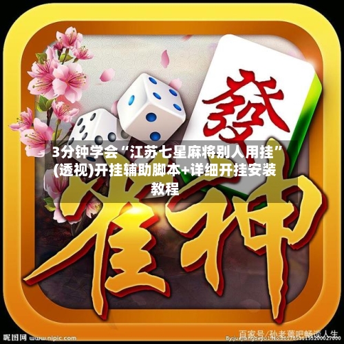 3分钟学会“江苏七星麻将别人用挂”(透视)开挂辅助脚本+详细开挂安装教程-第3张图片