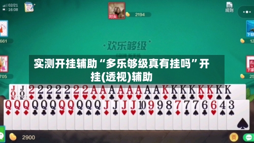 实测开挂辅助“多乐够级真有挂吗”开挂(透视)辅助-第2张图片