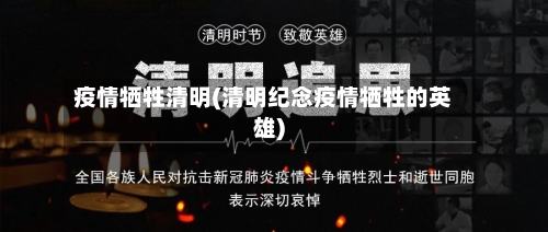 疫情牺牲清明(清明纪念疫情牺牲的英雄)-第3张图片