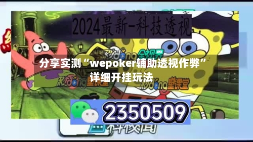 分享实测“wepoker辅助透视作弊	”详细开挂玩法-第2张图片