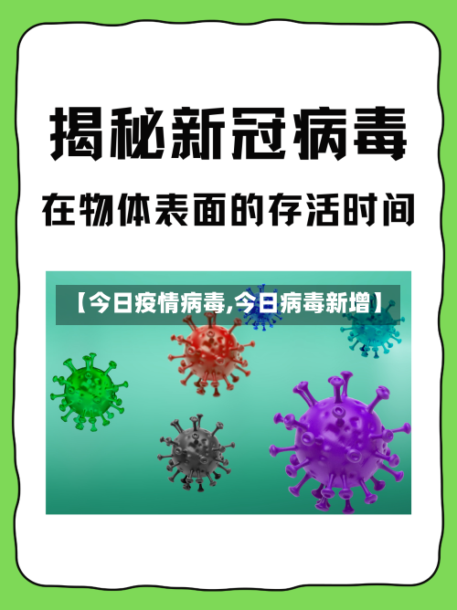 【今日疫情病毒,今日病毒新增】-第1张图片