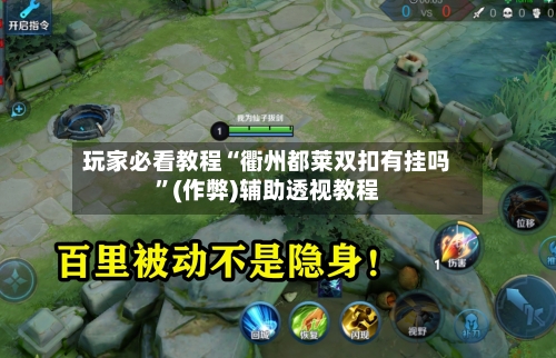 玩家必看教程“衢州都莱双扣有挂吗	”(作弊)辅助透视教程-第3张图片