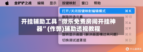 开挂辅助工具“微乐免费房间开挂神器”(作弊)辅助透视教程-第1张图片