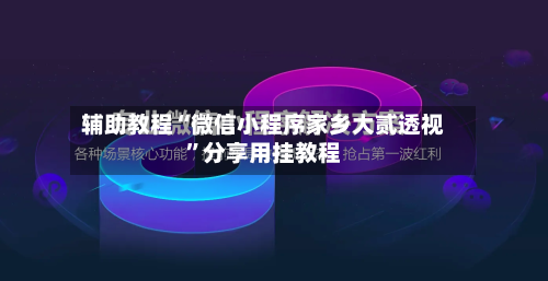 辅助教程“微信小程序家乡大贰透视”分享用挂教程