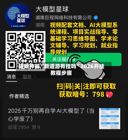 辅助神器“新道游有挂吗”2026开挂教程步骤-第1张图片