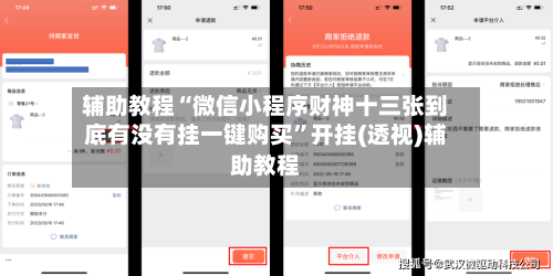 辅助教程“微信小程序财神十三张到底有没有挂一键购买”开挂(透视)辅助教程-第2张图片