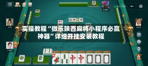 实操教程“微乐陕西麻将小程序必赢神器”详细开挂安装教程-第1张图片