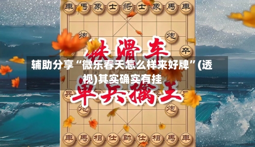 辅助分享“微乐春天怎么样来好牌”(透视)其实确实有挂