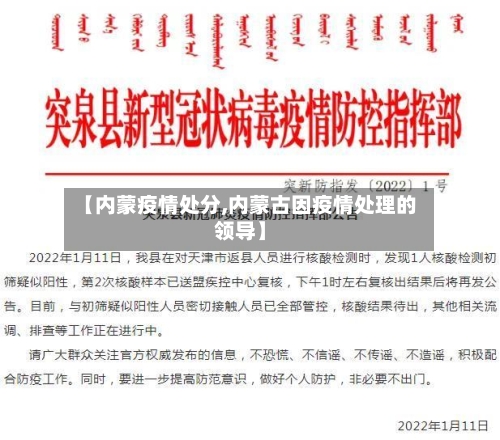 【内蒙疫情处分,内蒙古因疫情处理的领导】-第2张图片
