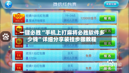 一键必胜“手机上打麻将必胜软件多少钱”详细分享装挂步骤教程-第3张图片