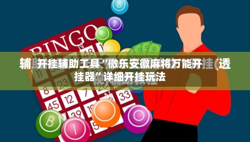 开挂辅助工具“微乐安徽麻将万能开挂器”详细开挂玩法