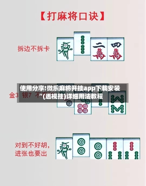 使用分享!微乐麻将开挂app下载安装“(透视挂)详细用法教程-第3张图片
