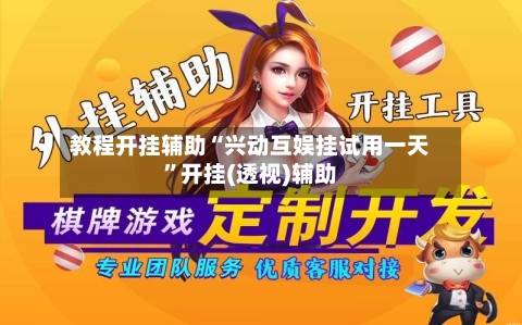 教程开挂辅助“兴动互娱挂试用一天	”开挂(透视)辅助-第1张图片