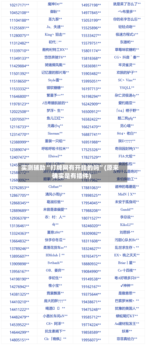 实测辅助“打牌网有开挂的吗”(原来确实是有插件)-第1张图片