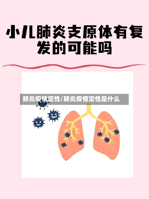 肺炎疫情定性/肺炎疫情定性是什么