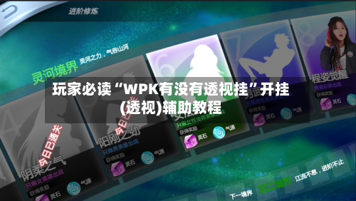 玩家必读“WPK有没有透视挂”开挂(透视)辅助教程-第2张图片