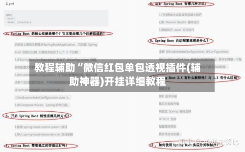 教程辅助“微信红包单包透视插件(辅助神器)开挂详细教程-第2张图片