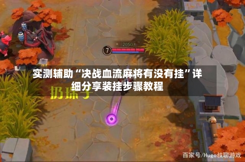 实测辅助“决战血流麻将有没有挂	”详细分享装挂步骤教程-第3张图片