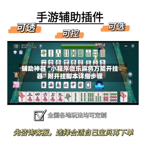 辅助神器“小程序微乐麻将万能开挂器”附开挂脚本详细步骤-第1张图片