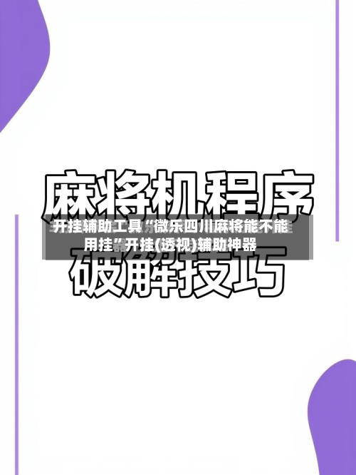 开挂辅助工具“微乐四川麻将能不能用挂	”开挂(透视)辅助神器-第2张图片