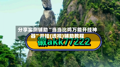 分享实测辅助“当当比鸡万能开挂神器”开挂(透视)辅助教程-第1张图片