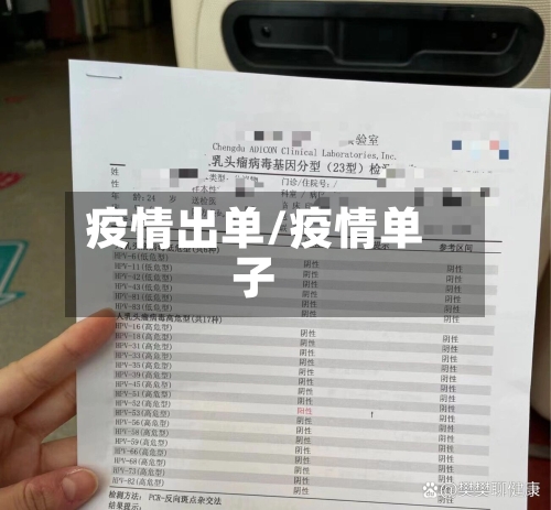 疫情出单/疫情单子-第2张图片