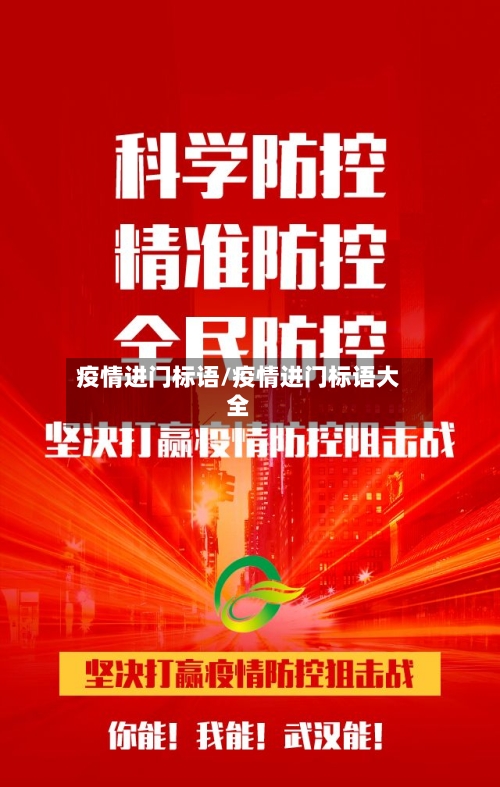 疫情进门标语/疫情进门标语大全-第1张图片