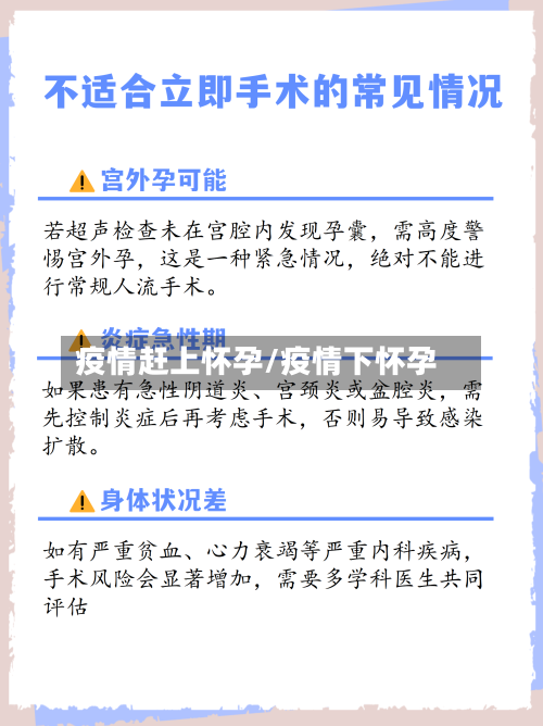 疫情赶上怀孕/疫情下怀孕