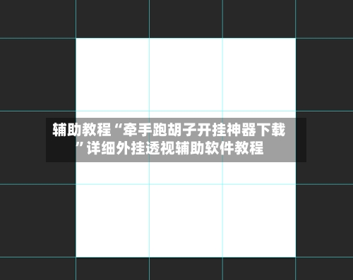 辅助教程“牵手跑胡子开挂神器下载”详细外挂透视辅助软件教程