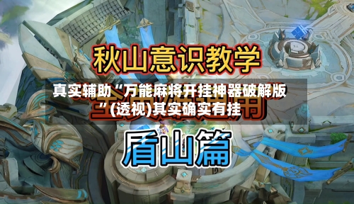 真实辅助“万能麻将开挂神器破解版”(透视)其实确实有挂-第3张图片