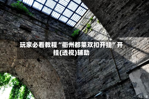 玩家必看教程“衢州都莱双扣开挂	”开挂(透视)辅助-第1张图片