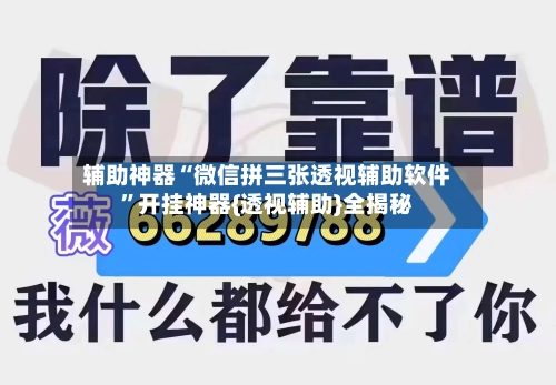辅助神器“微信拼三张透视辅助软件	”开挂神器{透视辅助}全揭秘-第3张图片