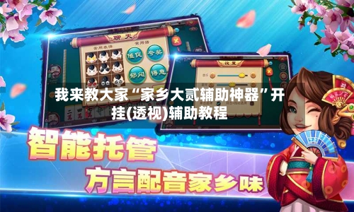 我来教大家“家乡大贰辅助神器”开挂(透视)辅助教程-第2张图片