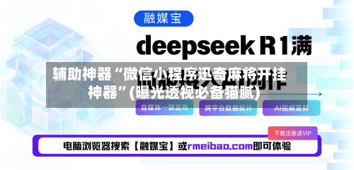 辅助神器“微信小程序迅奇麻将开挂神器”(曝光透视必备猫腻)-第3张图片