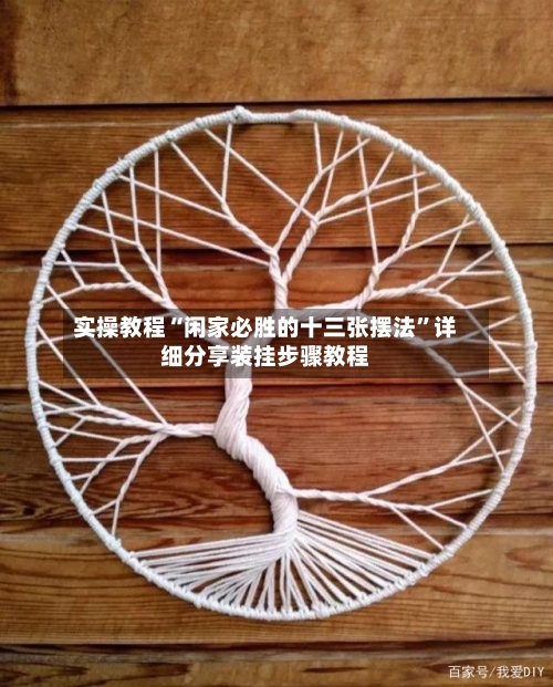 实操教程“闲家必胜的十三张摆法”详细分享装挂步骤教程