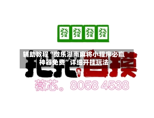 辅助教程“微乐湖南麻将小程序必赢神器免费”详细开挂玩法