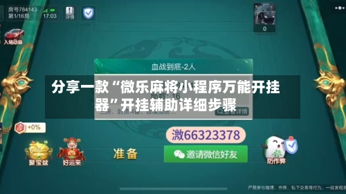 分享一款“微乐麻将小程序万能开挂器	”开挂辅助详细步骤-第2张图片