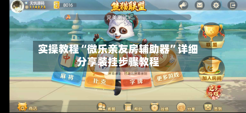 实操教程“微乐亲友房辅助器”详细分享装挂步骤教程-第2张图片