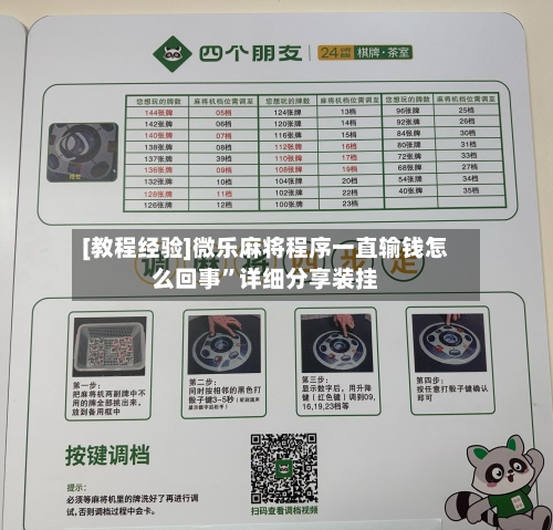 [教程经验]微乐麻将程序一直输钱怎么回事”详细分享装挂-第3张图片