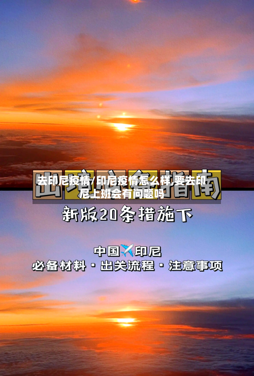 去印尼疫情/印尼疫情怎么样,要去印尼上班会有问题吗-第1张图片