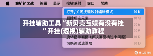 开挂辅助工具“新贝壳互娱有没有挂”开挂(透视)辅助教程-第2张图片
