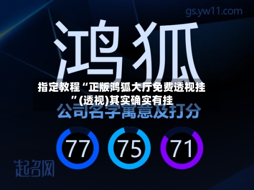 指定教程“正版鸿狐大厅免费透视挂	”(透视)其实确实有挂-第1张图片
