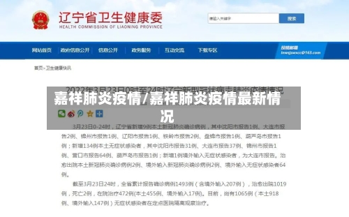 嘉祥肺炎疫情/嘉祥肺炎疫情最新情况-第2张图片