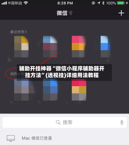 辅助开挂神器“微信小程序辅助器开挂方法	”(透视挂)详细用法教程-第2张图片