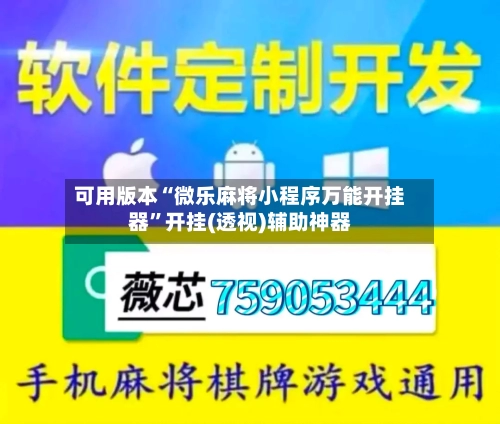 可用版本“微乐麻将小程序万能开挂器”开挂(透视)辅助神器-第1张图片