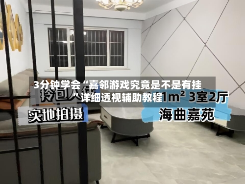 3分钟学会“嘉邻游戏究竟是不是有挂”详细透视辅助教程-第1张图片