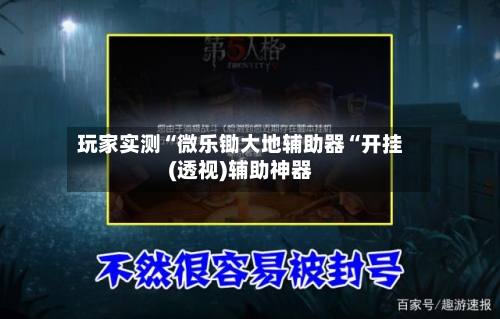 玩家实测“微乐锄大地辅助器“开挂(透视)辅助神器-第1张图片